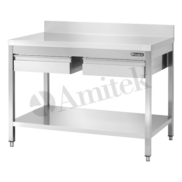 Τραπέζι Τοίχου με Συρτάρια TDB207A VT 2000x700x950mm